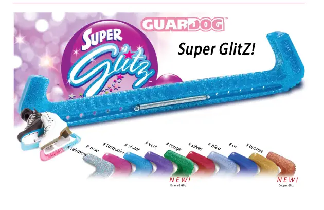 Protèges lames plastiques-super glitz