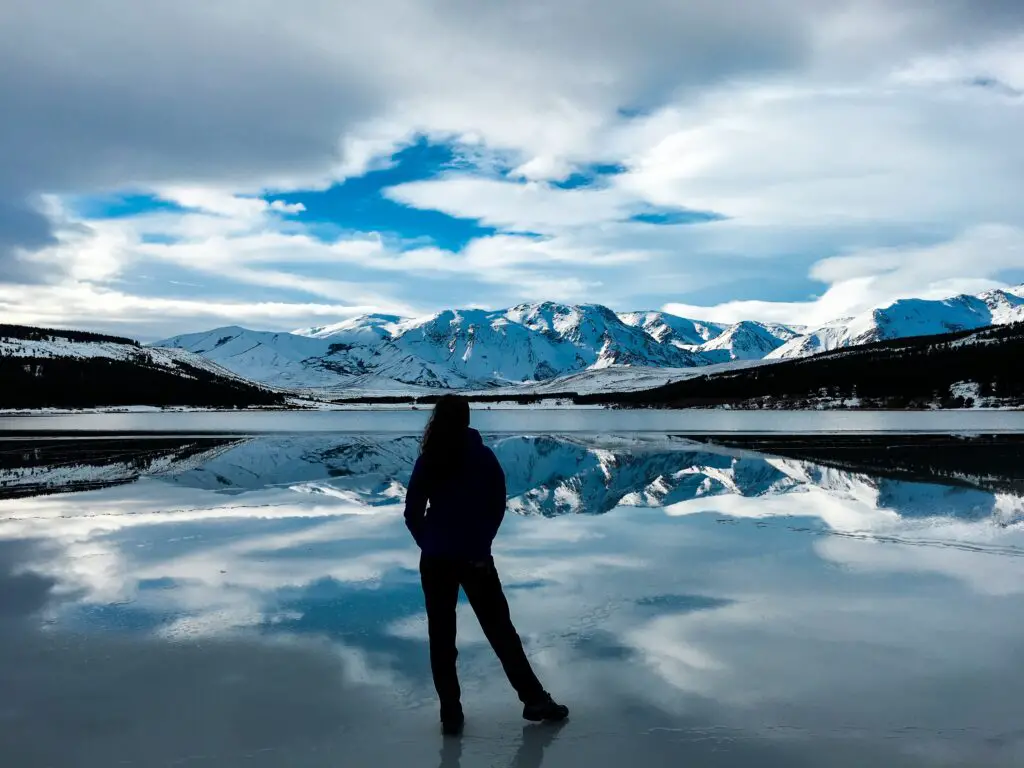 ou patiner sur un lac gelé?